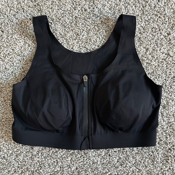 Zyia Zip front Sports Bra Sz L - Picture 2 of 8